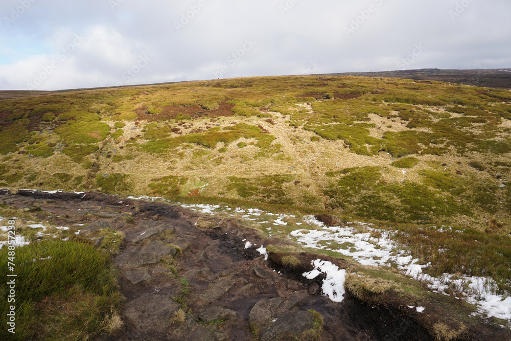Snow capped Derbyshire countryside Snow capped Derbyshire countryside