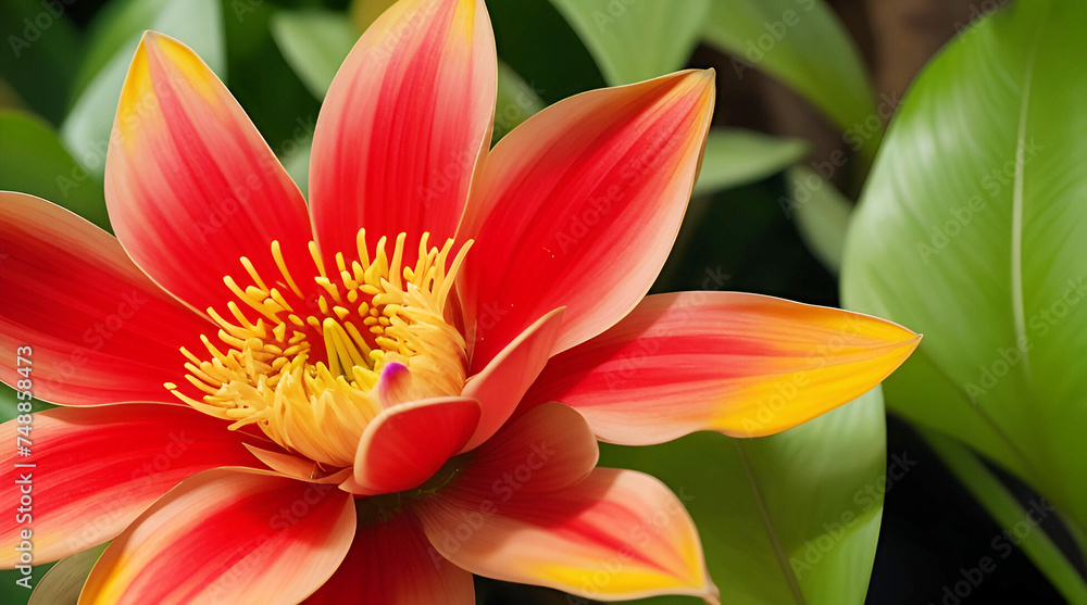 Fototapeta premium Shot of an amazing exotic flowers.