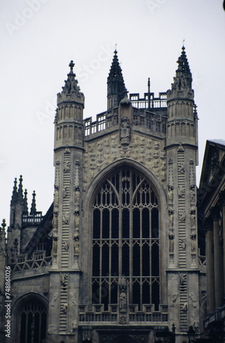 Bath Abbey is a parish church of the Church of England and former Benedictine monastery in Bath, Somerset, England