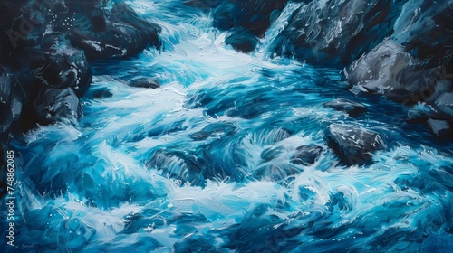 blue river flow 