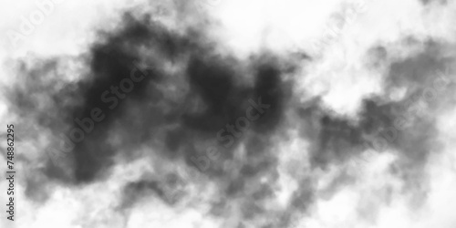 Luxury Cumulonimbus cloud formations on tropical blue sky. Background Texture of dark black and white ominous storm clouds. Grunge wall background. Fog, smoke and mist effect on black background..