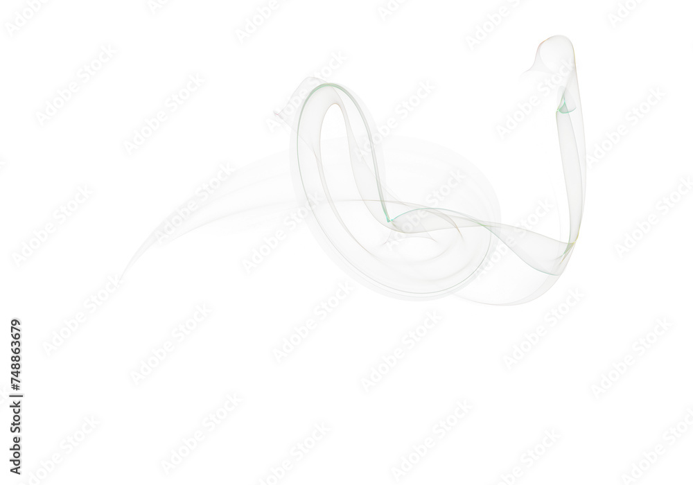 Obraz premium Flame wave transparent background