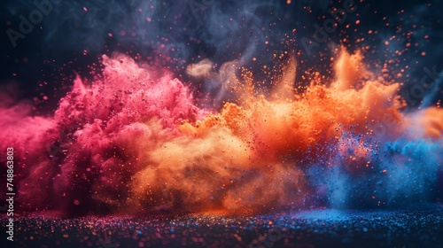 This is the festival of colors known as Holi