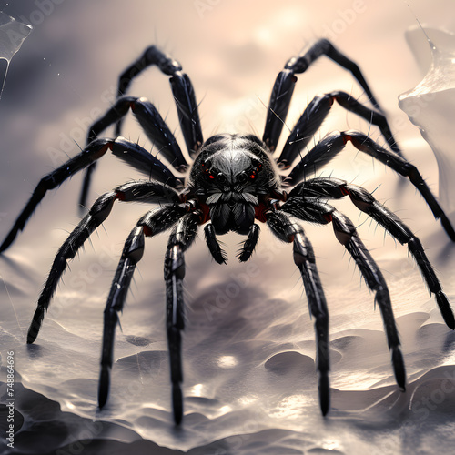 dangerous spider, ai-generatet © Dr. N. Lange