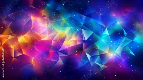 Abstract polygonal background. Polygonal background.