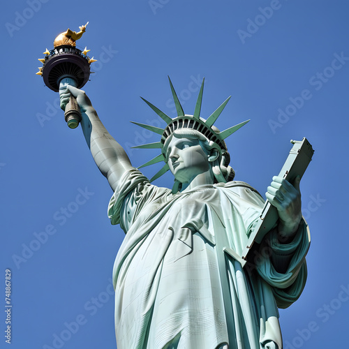 statue of liberty, ai-generatet © Dr. N. Lange
