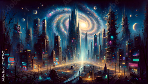 Forsaken Metropolis of the Cosmos © ArtJoe