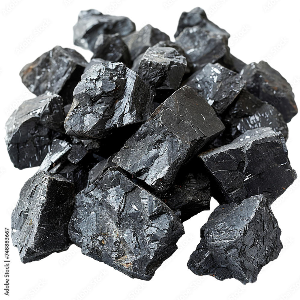 coal isolated on transparent background, element remove background, element for design