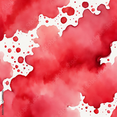 red watercolor stain background