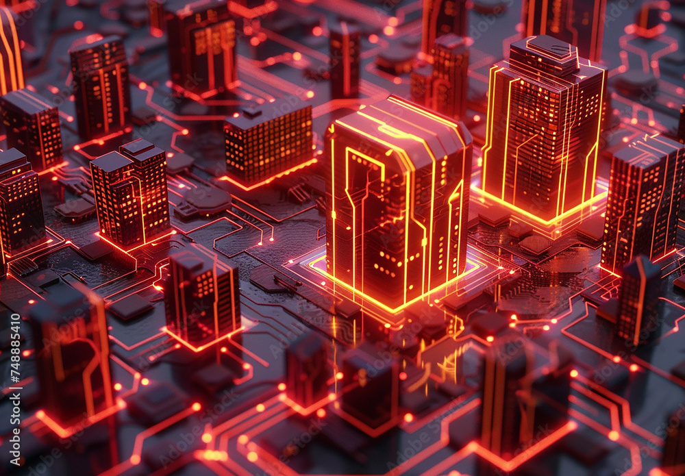 Urban And Futuristic Visual Technology Concepts Urban And Futuristic Visual Technology Concepts
