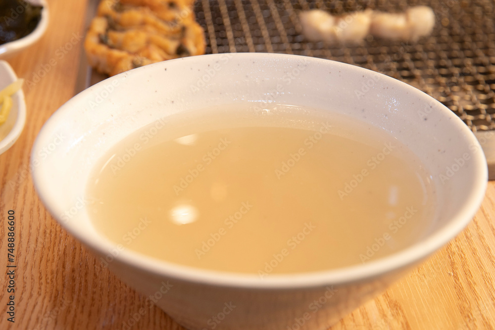 Korea food. Scorched Rice Soup Korea food. Scorched Rice Soup