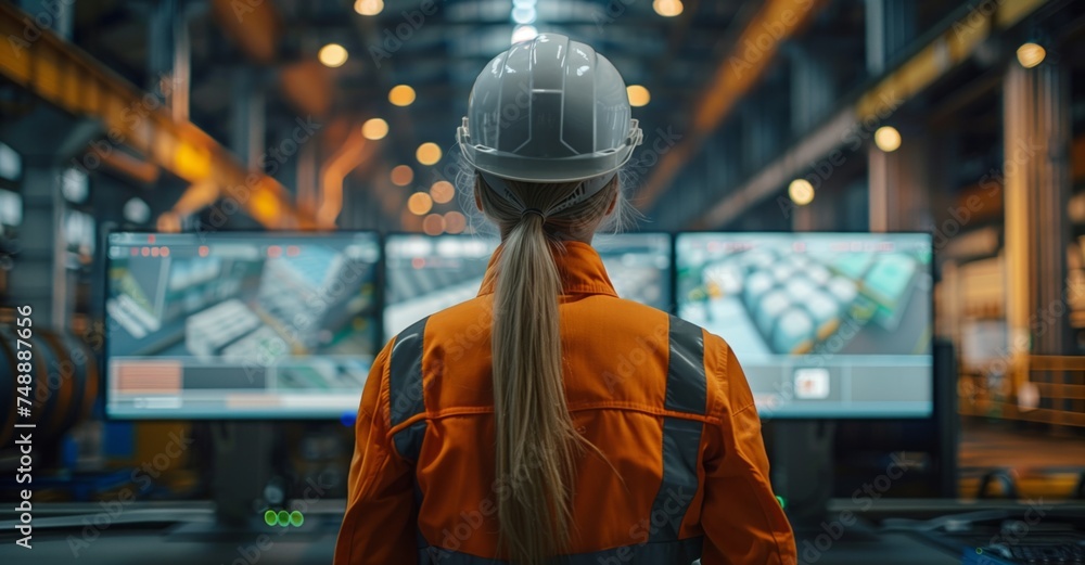 Engineer operators use Scada systems in the workplace, Engineer operators use Scada systems in the workplace,