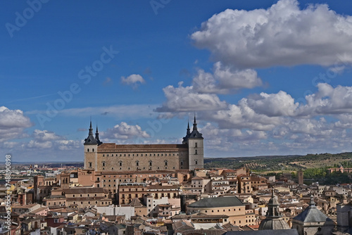 Toledo: ⁦ Panorama di Toledo dalla torre della Chiesa Gesuita di Sant'Ildefonso - Spagna 