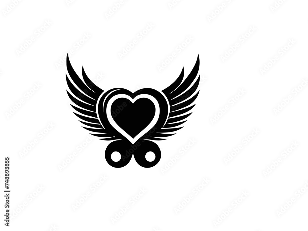 Obraz premium Hearts Aglow: Radiant Heart Vector Illustration