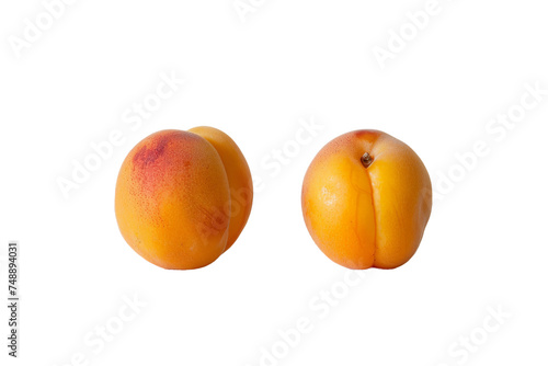 Apricot isolated on white background 