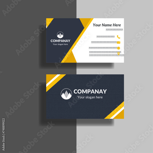  Professional Business Card Design. The creative High Quality Stylish Versatile Business Card Template was created with Illustrator
Modern Business Visiting Card Template 