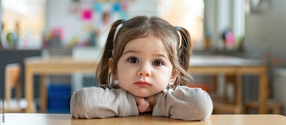 Exploring Toddler Education with Adorable Learning Moments. AI generated Exploring Toddler Education with Adorable Learning Moments. AI generated