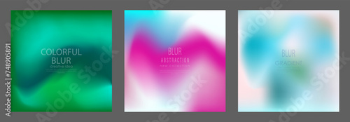 The gradient. Colorful blur, background for the title pages of a book, a catalog magazine. A template for a banner, poster and brochure. An abstract version of modern design