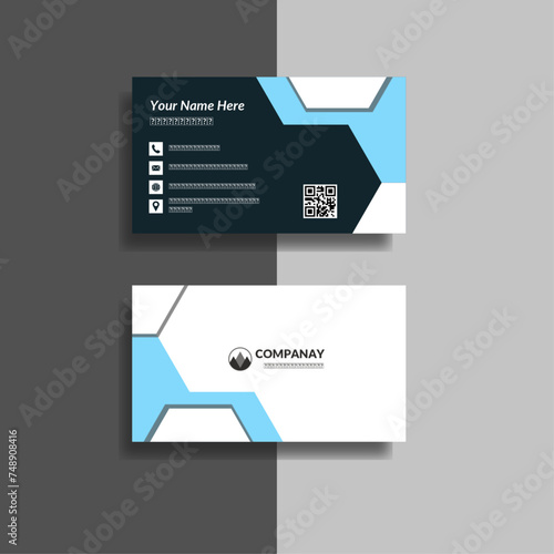 Business Card And Visiting Card Design For Print-Ready

