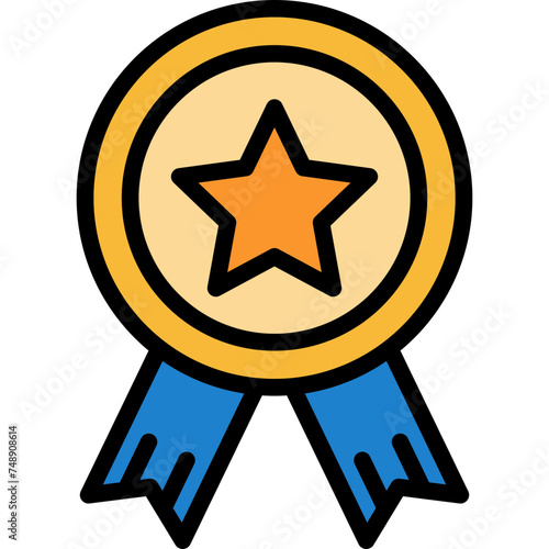 Reward Vector Line Filled Icon