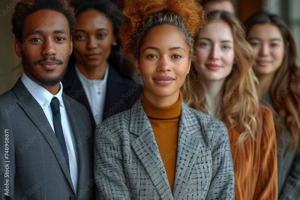 Culturally Enriched and Generationally Varied: A Business Team Demonstrates Unity Amid Diversity in a Professional Group Photo Culturally Enriched and Generationally Varied: A Business Team Demonstrates Unity Amid Diversity in a Professional Group Photo