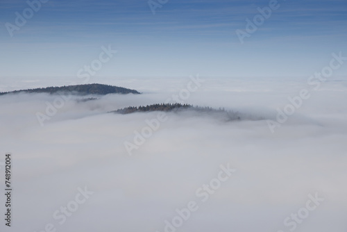 Brouillard dans les vallées