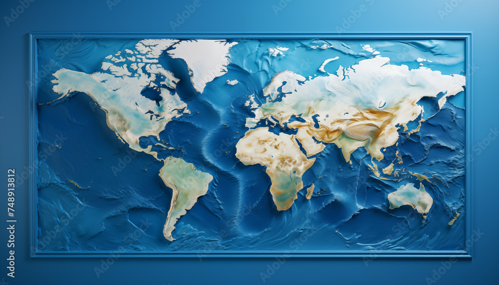 World map - abstract background