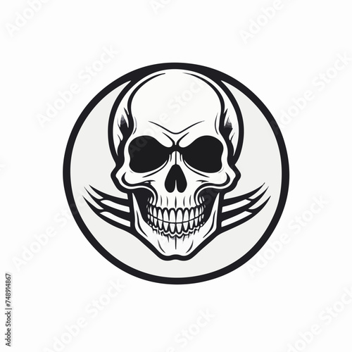 Logotipo de una calavera