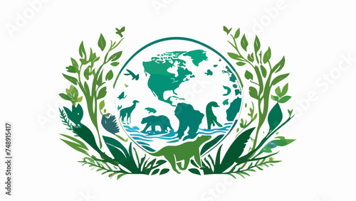 Logotipo de naturaleza