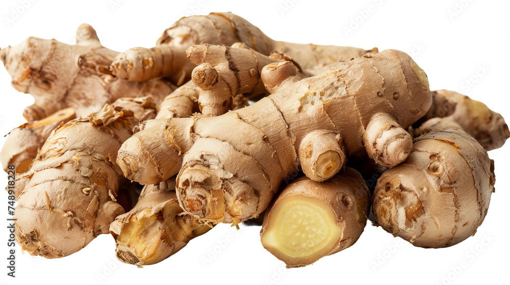 Fototapeta premium ginger root isolated