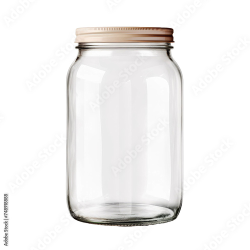 empty glass bottle On a transparent background, PNG