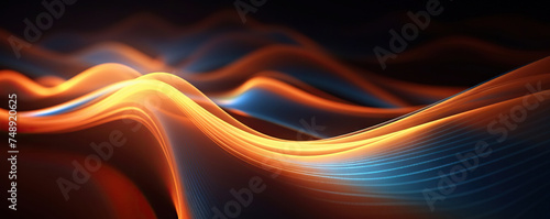 Abstract digital background. Can be used for technological processes, neural networks and AI, digital storages, sound and graphic forms, science, education, etc.