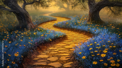 Enchanted Path Through the Twilight Grove: A Journey into Fairy Tale Bliss
