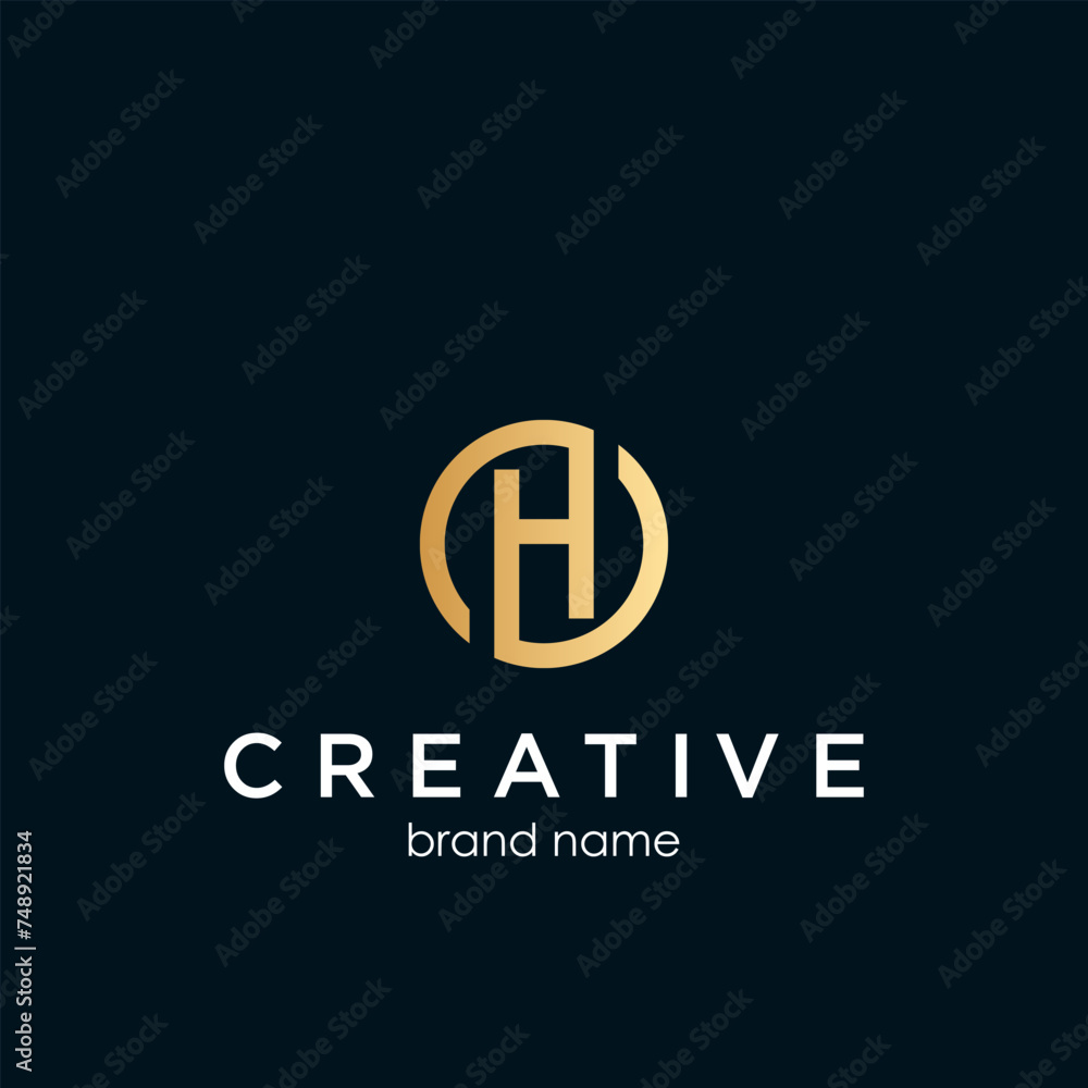 Initial letter H logo. perfect for your company logo Initial letter H logo. perfect for your company logo
