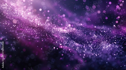 A blurry image of a purple and black background. Suitable for various design projects