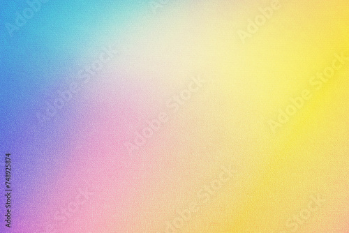 Light mint blue purple lilak pink peach beige nude white yellow lemon abstract background. Color gradient ombre blur. Rough grain noise.Rainbow iridescent spectrum ethereal pastel soft fun. Design. © Наталья Босяк