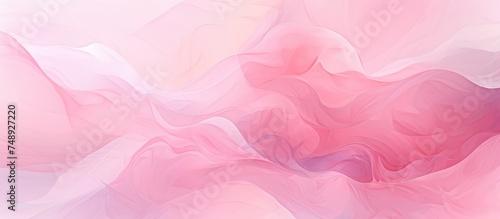 This close-up view showcases a pink and white background featuring abstract endless tones, gentle pastel colors, decorative patterns, and soft pale stains creating a futuristic and artistic design.