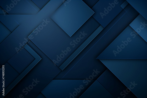 Navy blue color geometric dynamic background