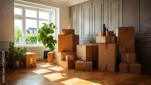 Cardboard Boxes and Cleaning Essentials for Your New Home