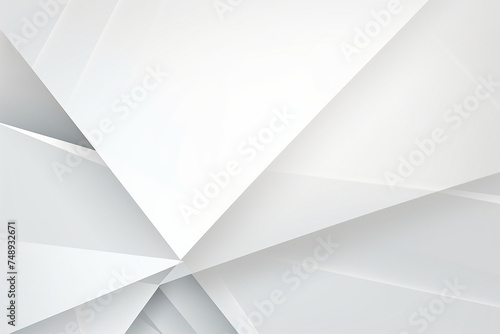 White color geometric dynamic background photo