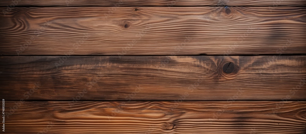 A detailed view of a dark wood texture background, showcasing the natural pattern and grunge surface of the rustic wooden wall up close. A detailed view of a dark wood texture background, showcasing the natural pattern and grunge surface of the rustic wooden wall up close.