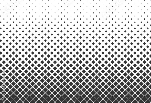 Black and white squares small medium large gradients stacked together make the image look three-dimensional It is considered an abstract work as the main basis suitable for designing further work 
