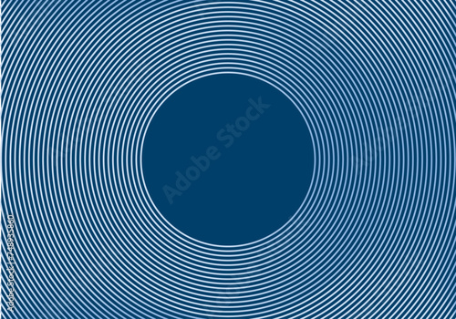 Fondo azul con círculos concéntricos azules. 