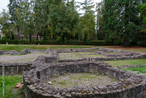 remains of Roman bathhouse in Rottweil, Germany