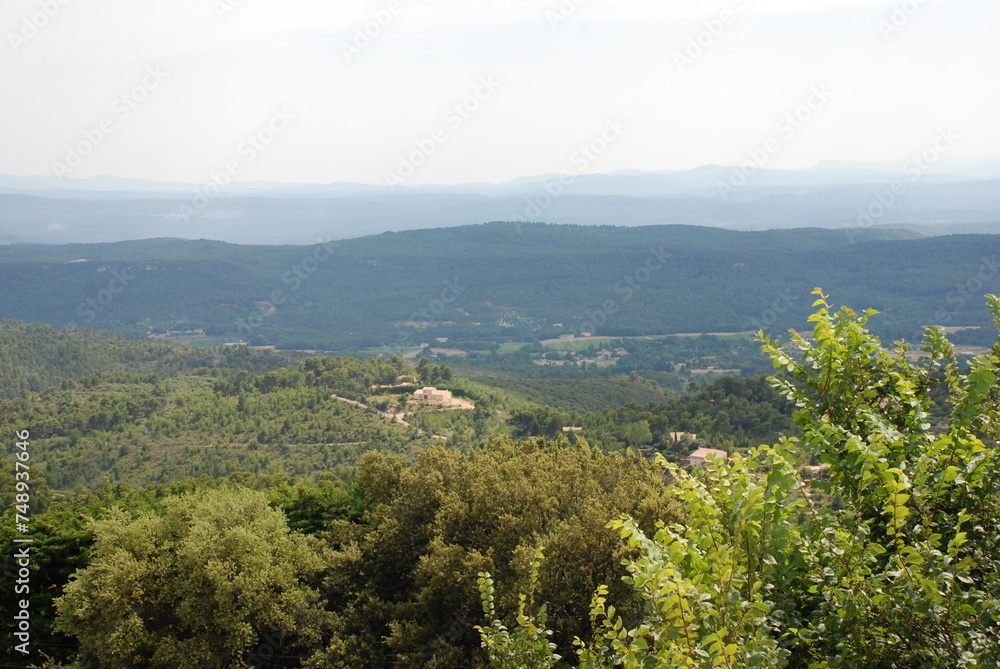 view of the mountains in the Verdon region, south of France