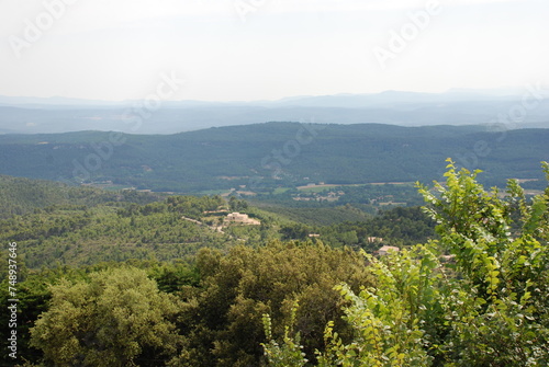 view of the mountains in the Verdon region  south of France