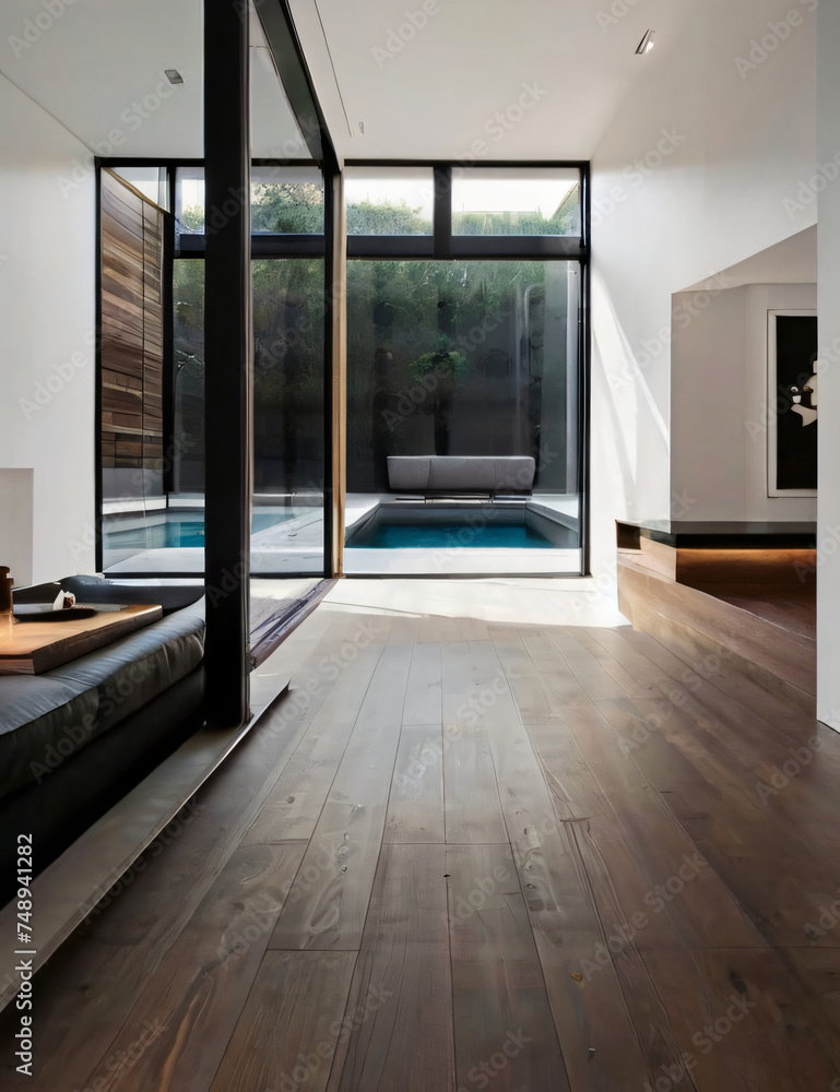 Obraz premium room with a window