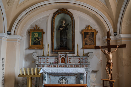 Teano, Campania, Italy. Church of Santa Reparata. photo