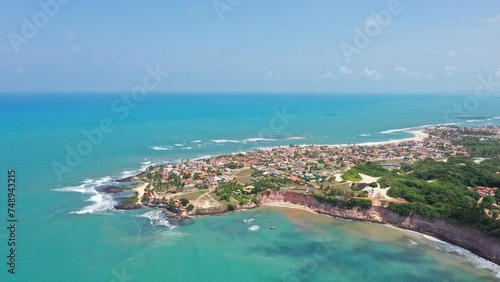 Panoramic view of Dolphins Bay near Cidade de Natal in Rio Grande do Norte State, Brazil  © MARCIA COBAR
