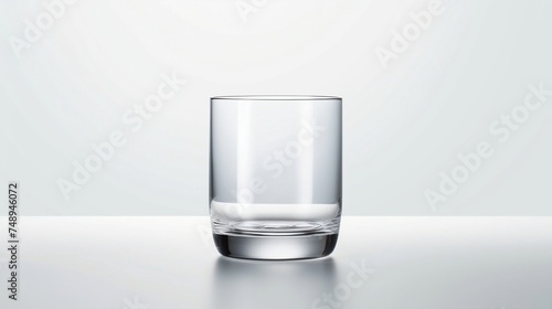 Empty Glass On Table - Interior Decoration

